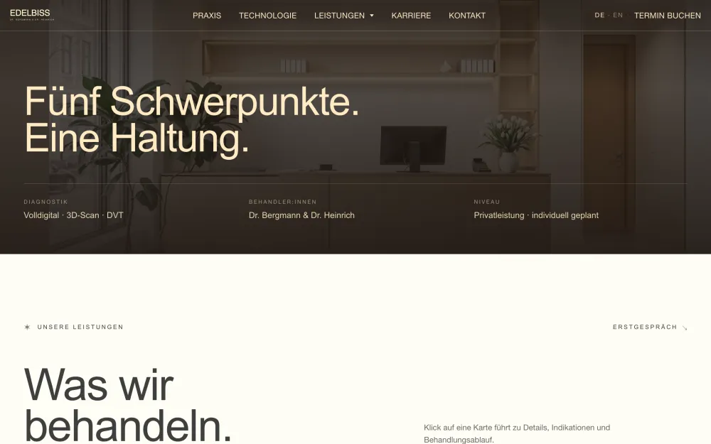 EDELBISS — Leistungen