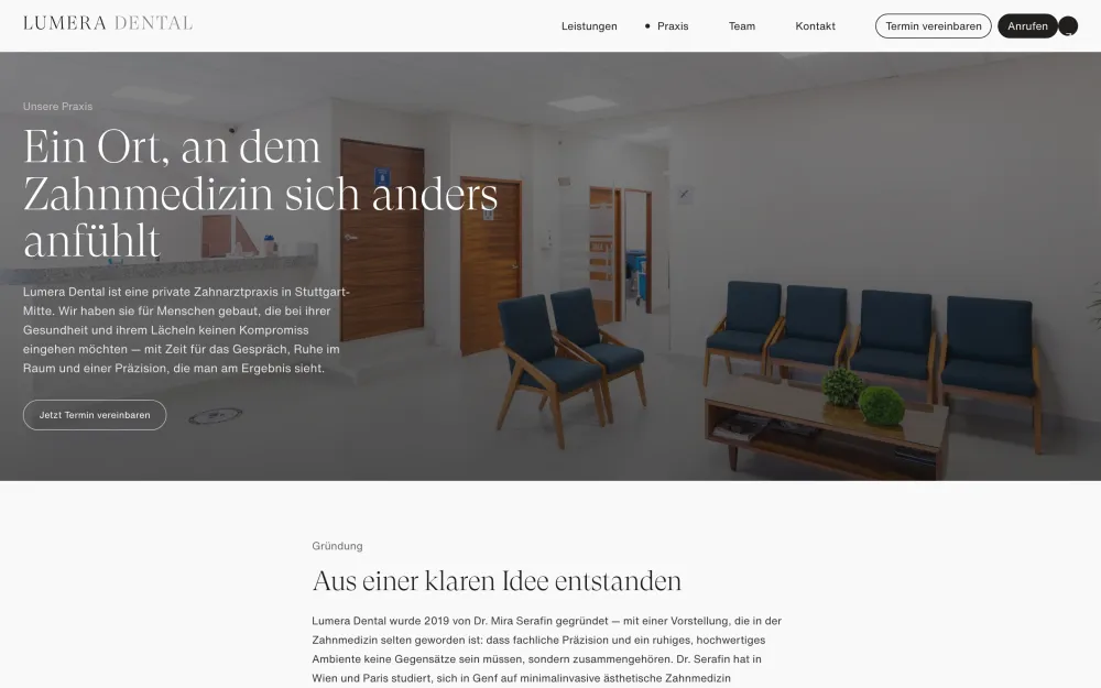 Lumera Dental — Praxis