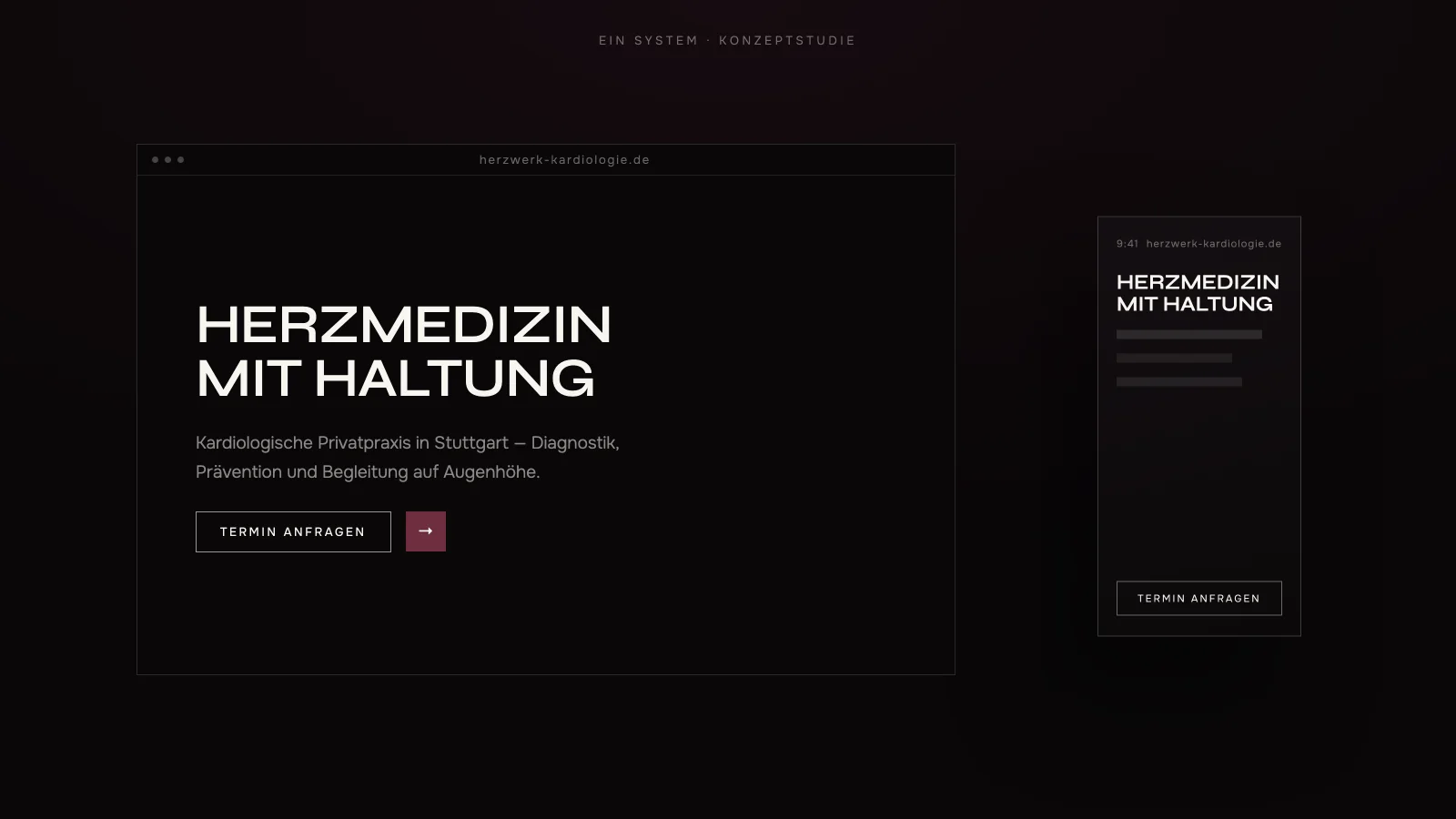 Praxis-Website-Pakete — Konzeptstudie